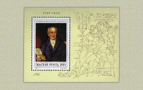 JOHANN WOLFGANG GOETHE - BLOKK JOHANN WOLFGANG GOETHE - BLOKK