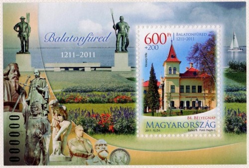 BÉLYEGNAP 84. - 800 ÉVES BALATONFÜRED - BLOKK