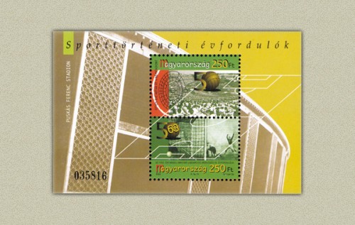 SPORTTÖRTÉNETI ÉVFORDULÓK - BLOKK SPORTTÖRTÉNETI ÉVFORDULÓK - BLOKK