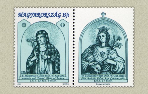 1992. Szent Margit ésBoldog Kinga Bélyeg 1992. Szent Margit ésBoldog Kinga Bélyeg