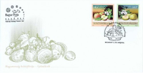 MAGYARORSZÁG KULTÚRFLÓRÁJA: GYÜMÖLCSÖK - FDC