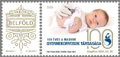 2024. 100 éves a Magyar Gyermekorvosok Társasága - Személyes bélyeg 2024. 100 éves a Magyar Gyermekorvosok Társasága - Személyes bélyeg