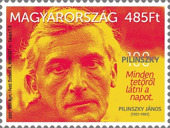 2021. 100 éve Született Pilinszky János - Bélyeg 2021. 100 éve Született Pilinszky János - Bélyeg