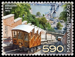 2020. 150 éves a Budavári Sikló - Bélyeg 2020. 150 éves a Budavári Sikló - Bélyeg