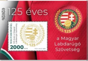 2026. 125 éves A Magyar Labdarúgó Szövetség - Bélyeg blokk