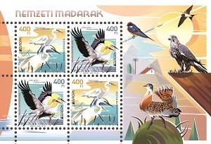 2019. Europa 2019: Nemzeti madarak - Bélyegkisív 2019. Europa 2019: Nemzeti madarak - Bélyegkisív