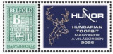 2025. HUNOR – Magyarok a világűrben - szelvényes bélyeg