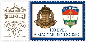 2020. 100 éves a Magyar Rendőrség - Bélyeg 2020. 100 éves a Magyar Rendőrség - Bélyeg