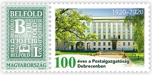 2020. 100 éves a Postaigazgatóság Debrecenben - Bélyeg 2020. 100 éves a Postaigazgatóság Debrecenben - Bélyeg