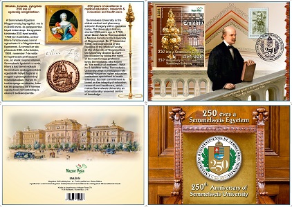 2020. 250 éves Semmelweis Egyetem - Emléklap 2020. 250 éves Semmelweis Egyetem - Emléklap