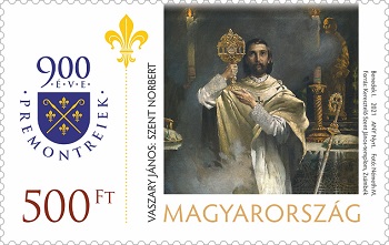 2021. A Premontrei Rend Alapításának 900. évfordulója - Bélyeg 2021. A Premontrei Rend Alapításának 900. évfordulója - Bélyeg