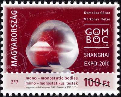 VILÁGKIÁLLÍTÁS 2010, SANGHAJ - GÖMBÖC BÉLYEG VILÁGKIÁLLÍTÁS 2010, SANGHAJ - GÖMBÖC BÉLYEG